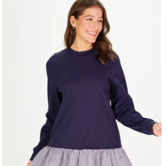 Pearl By Lela Rose Wool Blend Pullover Sweater Dress - Picture 2 of 9